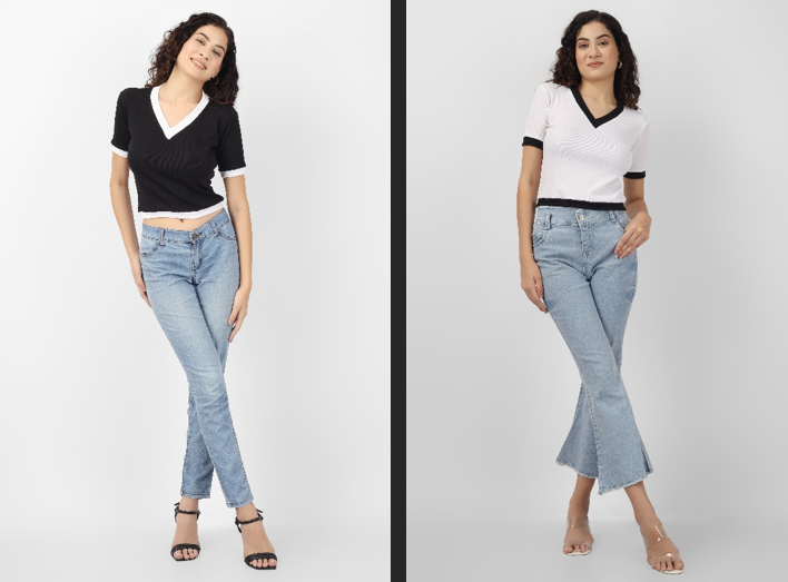 Women's Crop Top Combo(Pack of 2)