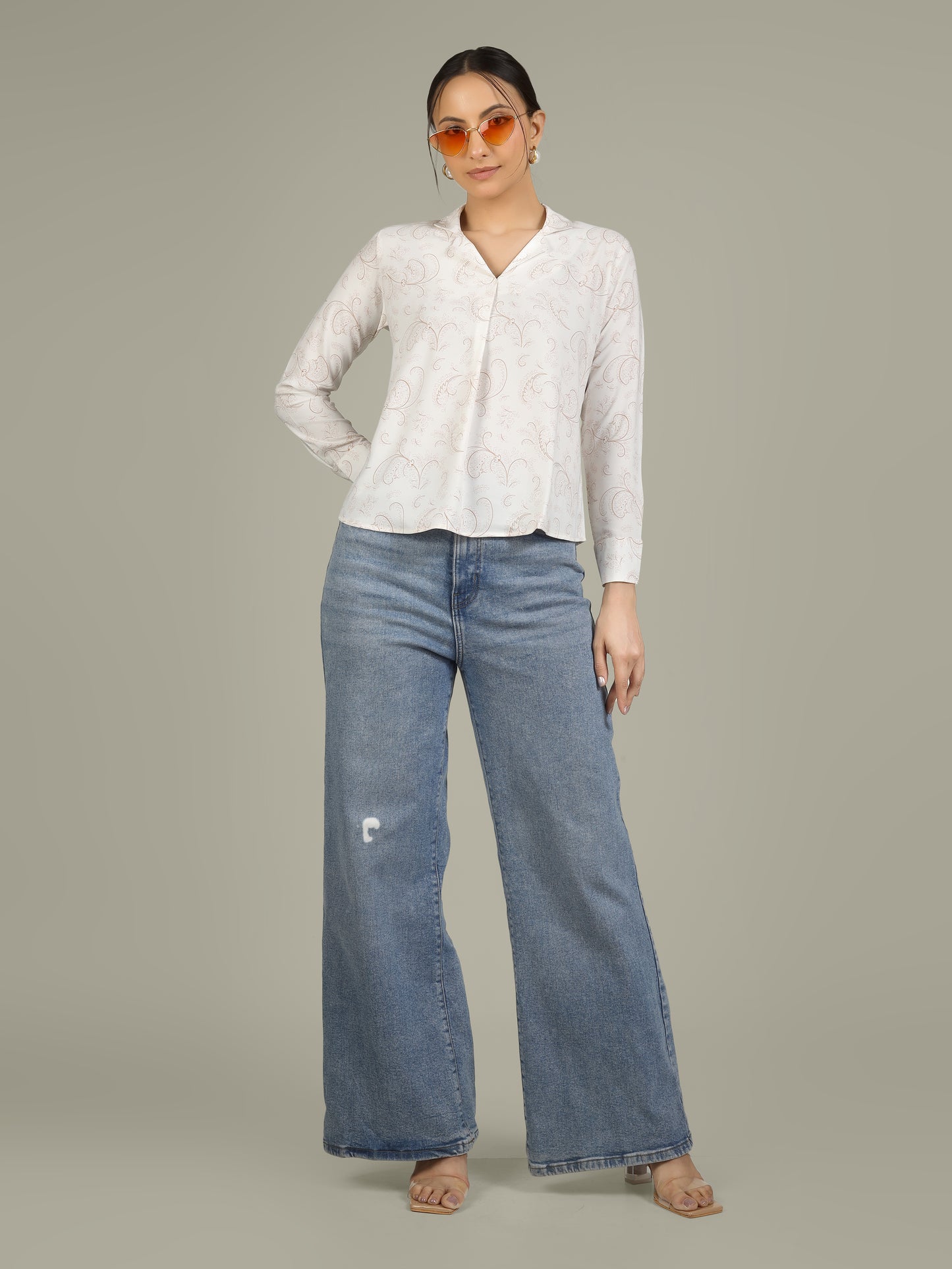 Women Standard Printed Casual Shirt type Top